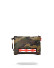 CHECKS IN CAMOFLAUGE CROSSOVER CLUTCH