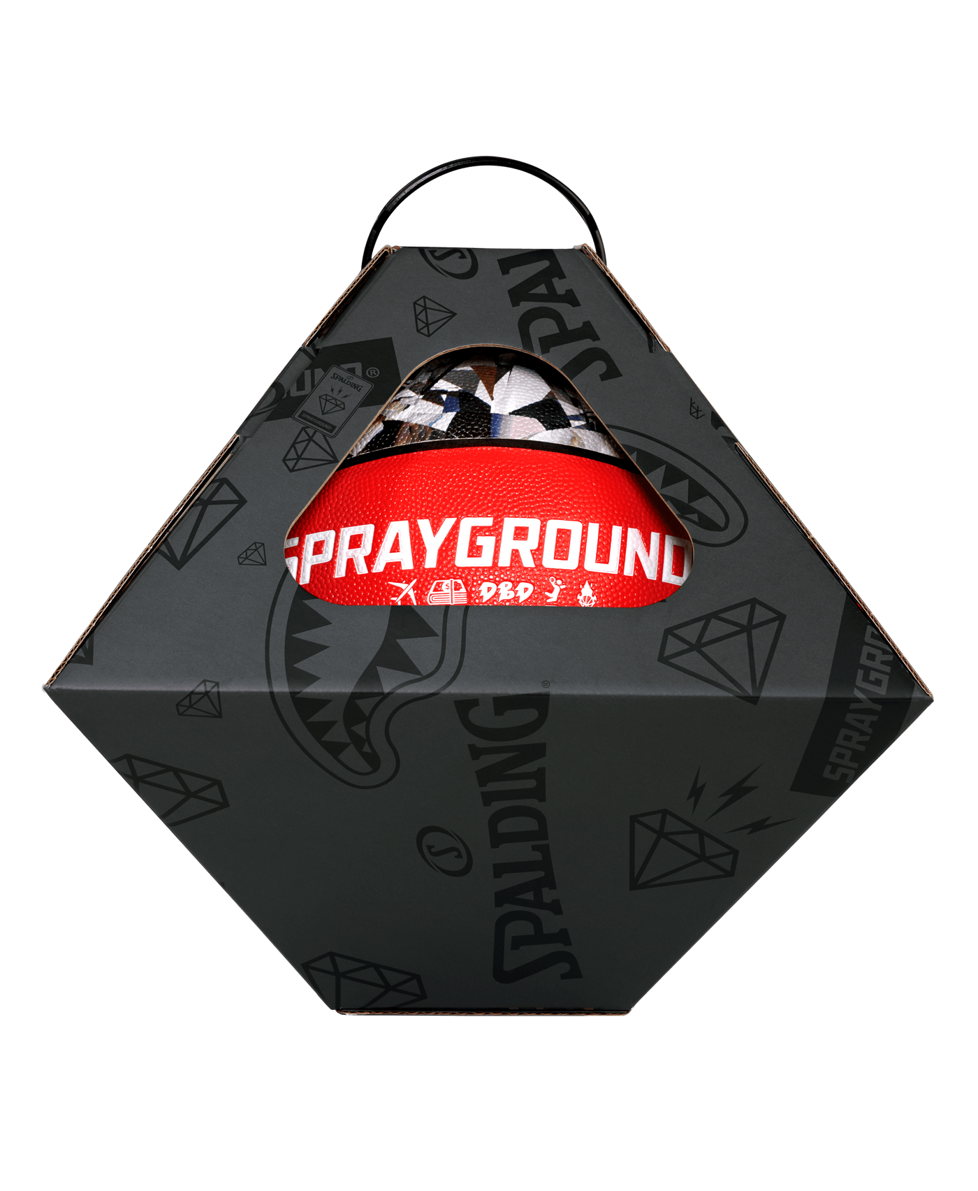 SPALDING X SPRAYGROUND DIAMOND BASKETBALL
