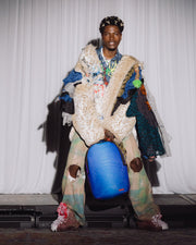 SHARK CENTRAL ALL STAR (BLUE IRIDESCENT) BACKPACK