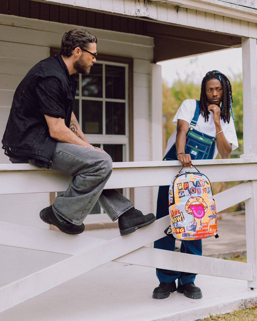 COLLAGE OF FUN BACKPACK