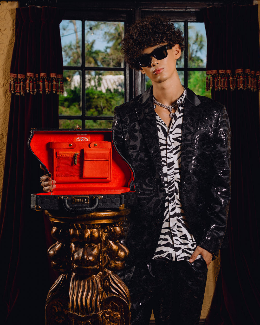 THE GHOST MAISON CURVED BRIEFCASE