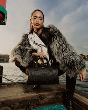 GOLD BRICK DRIP MINI DUFFLE