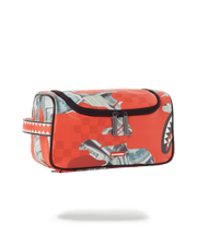 MONEY CAMO (RED) TOILETRY BAG