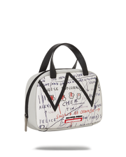 OFFICIAL BASQUIAT UNTITLED (CHEESE POPCORN) 1983 HANDBAG