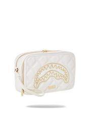 RIVIERA LE BLANC GOLD CHAIN SHARK TOILETRY BAG