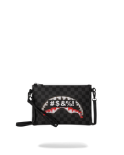 'WHAT THE BEEP' SHARK CROSSOVER CLUTCH