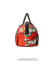 MONEY CAMO (RED) DUFFLE