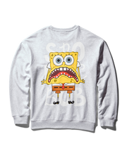 SPRAYGROUND PULLOVER CREW NECK SWEATSHIRT (LT GREY)
