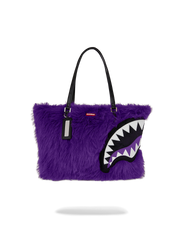 FURZILLA SHARK (PURP) TOTE