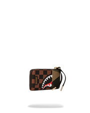 EXTERIOR GOLD ZIP POCKET SHARKS IN PARIS WALLET