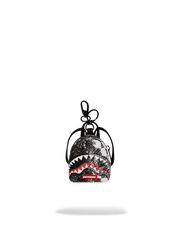 SCRIBBLE DRIBBLE CHECK BACKPACK KEYCHAIN