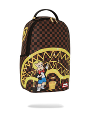 RICHIE RICH PAINT THE SHARK GOLD BACKPACK